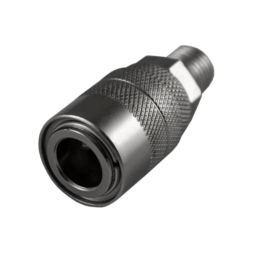 US FEMALE CONNECTOR - 1/4" MALE THREAD