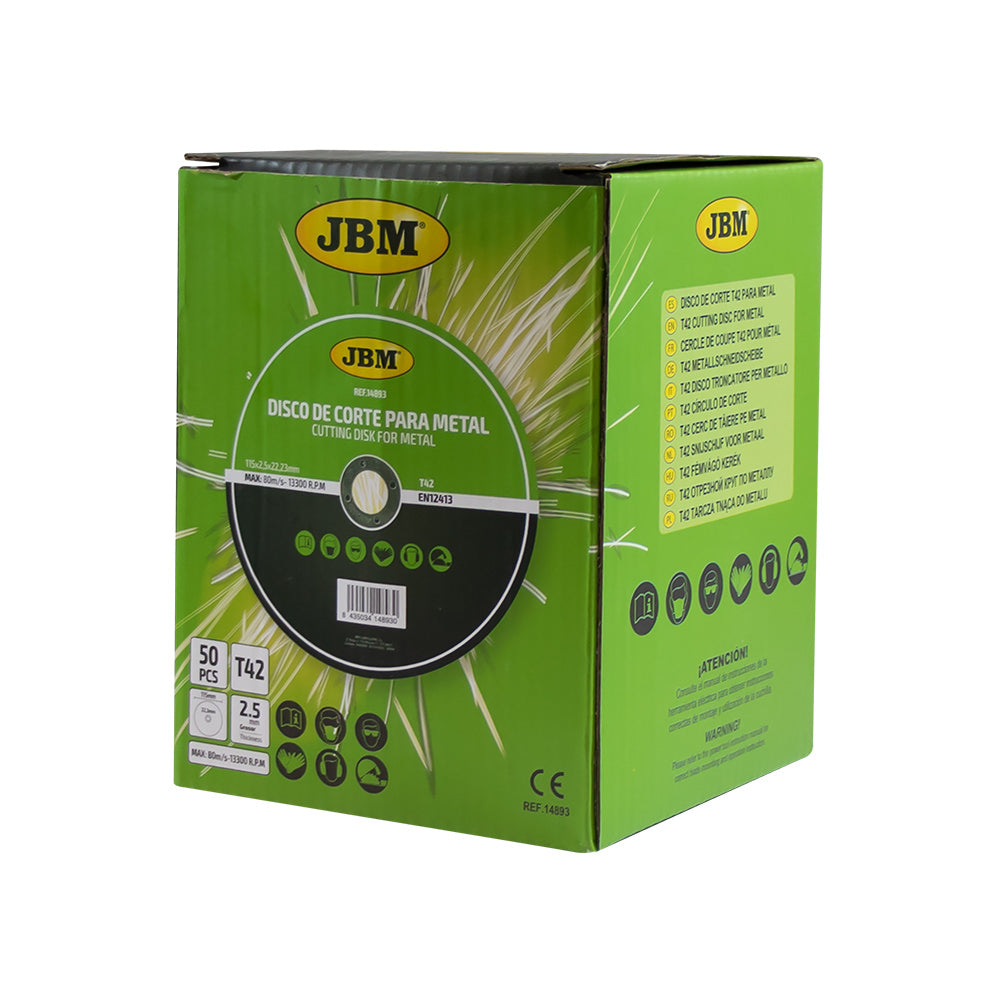 CUTTING DISC T27 FOR METAL 115X6MM