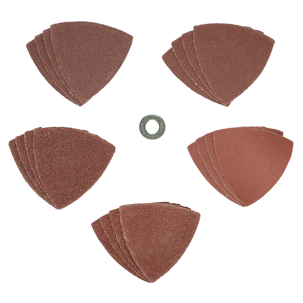 BAG OF 20 SANDER PAPER 80X80X80MM - GRANO 60/80/100/120/240 (REF.60041)