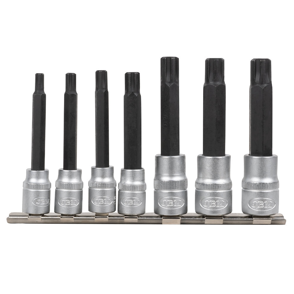 7 PIECES BIT SOCKET SET RIBE TIPS