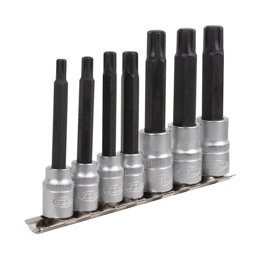 7 PIECES BIT SOCKET SET RIBE TIPS