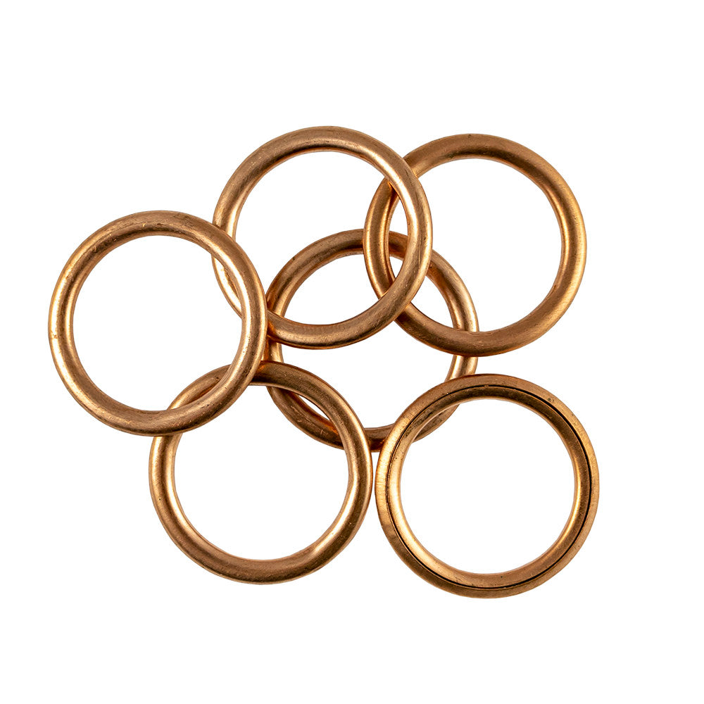 CRANKCASE PLUG WASHERS 18MM DIAMETER
