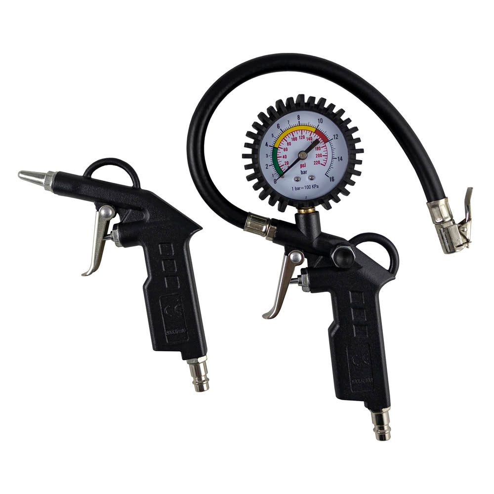 AIR BLOW GUN + GUN GRIP TYRE INFLATOR