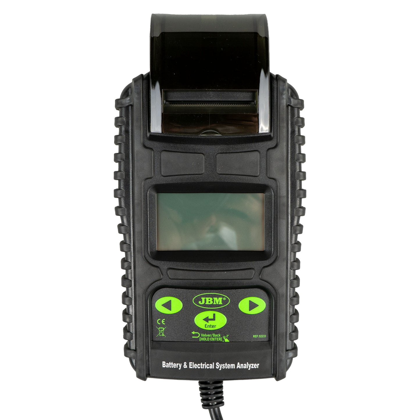 DIGITAL BATTERY TESTER WITH PRINTER