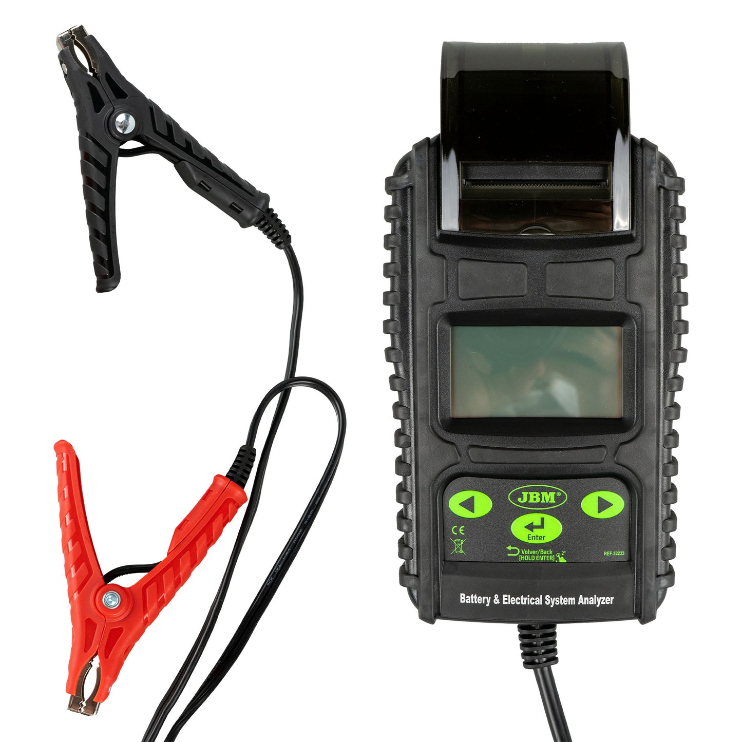 DIGITAL BATTERY TESTER WITH PRINTER