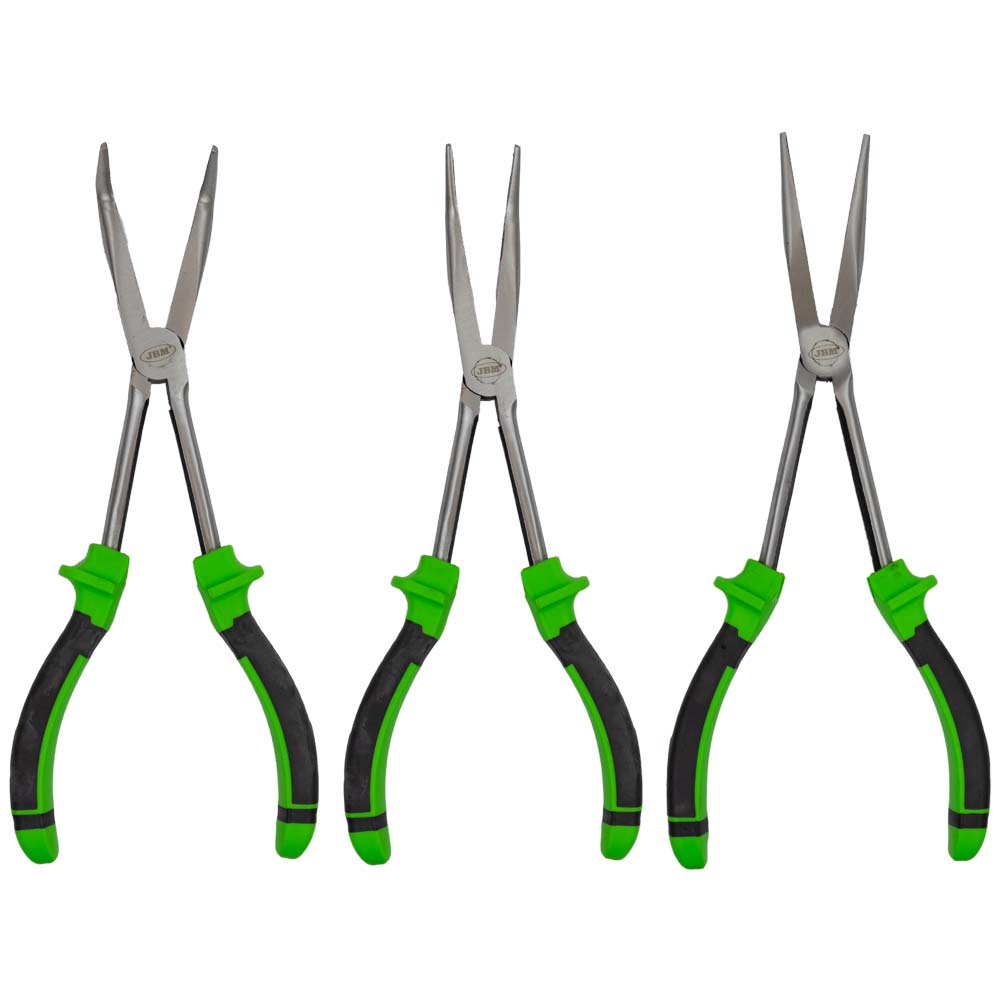 3 PIECES LONG REACH PLIER SET 0°, 45°, 90°