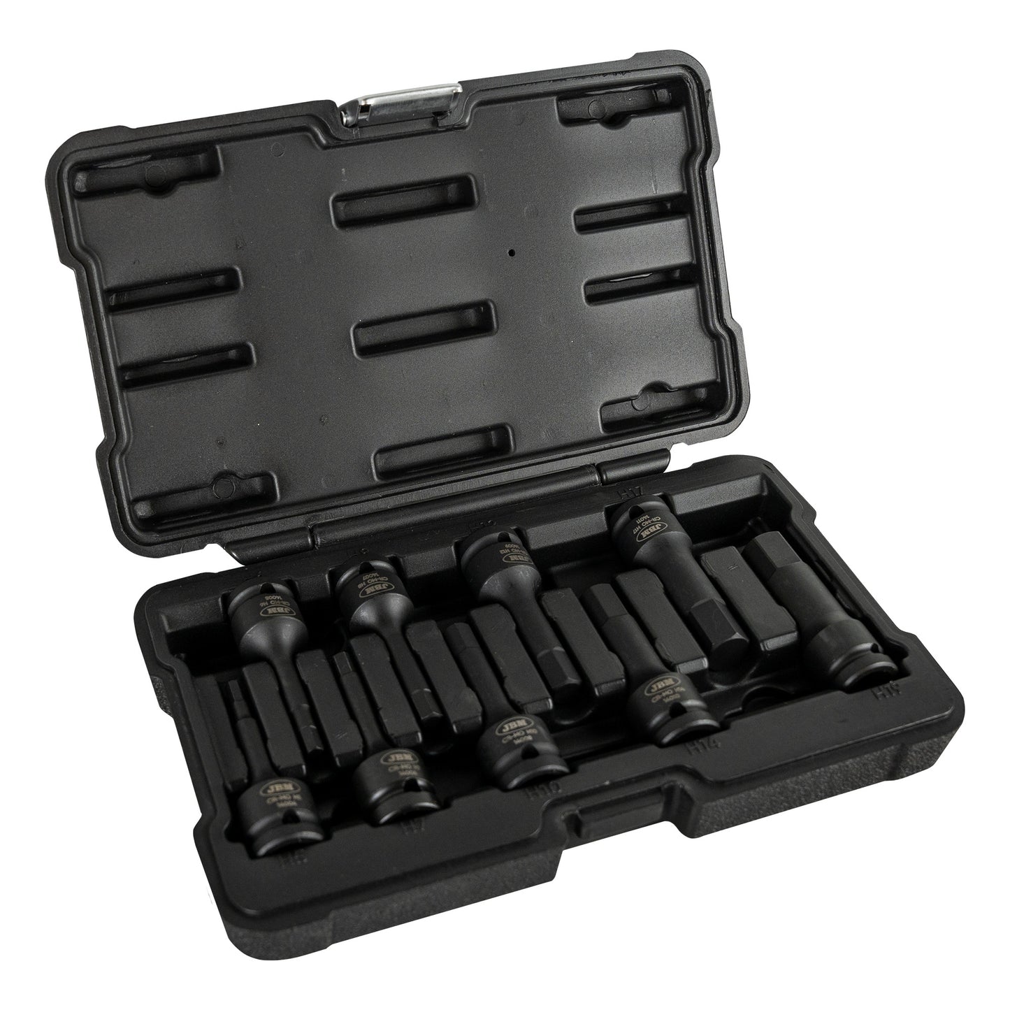 8 PIECE SET OF 1/2" HEXAGONAL IMPACT SOCKET BITS