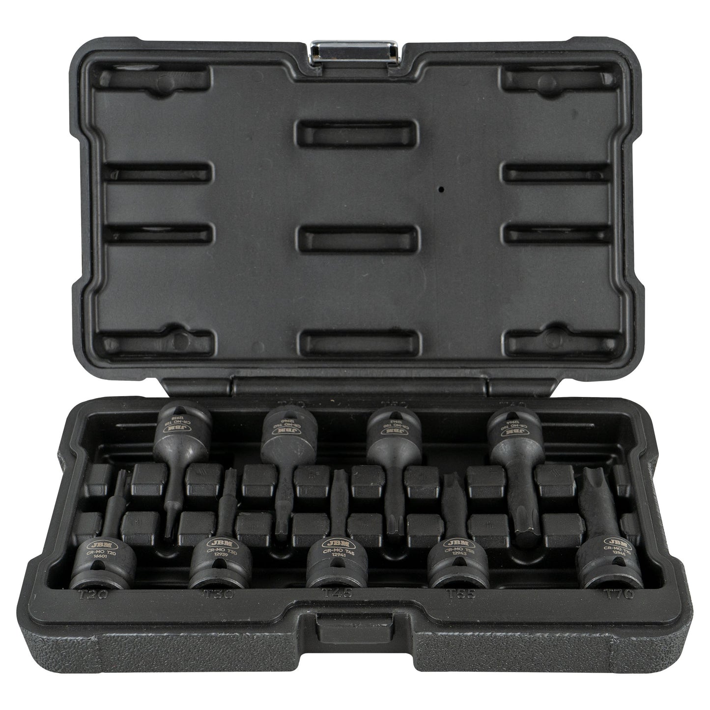 9 PIECE SET OF 1/2" T60 TORX IMPACT SOCKET BITS
