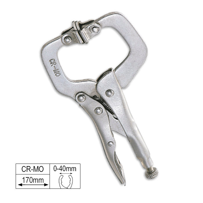 6” LOCKING C-CLAMP W/PAD