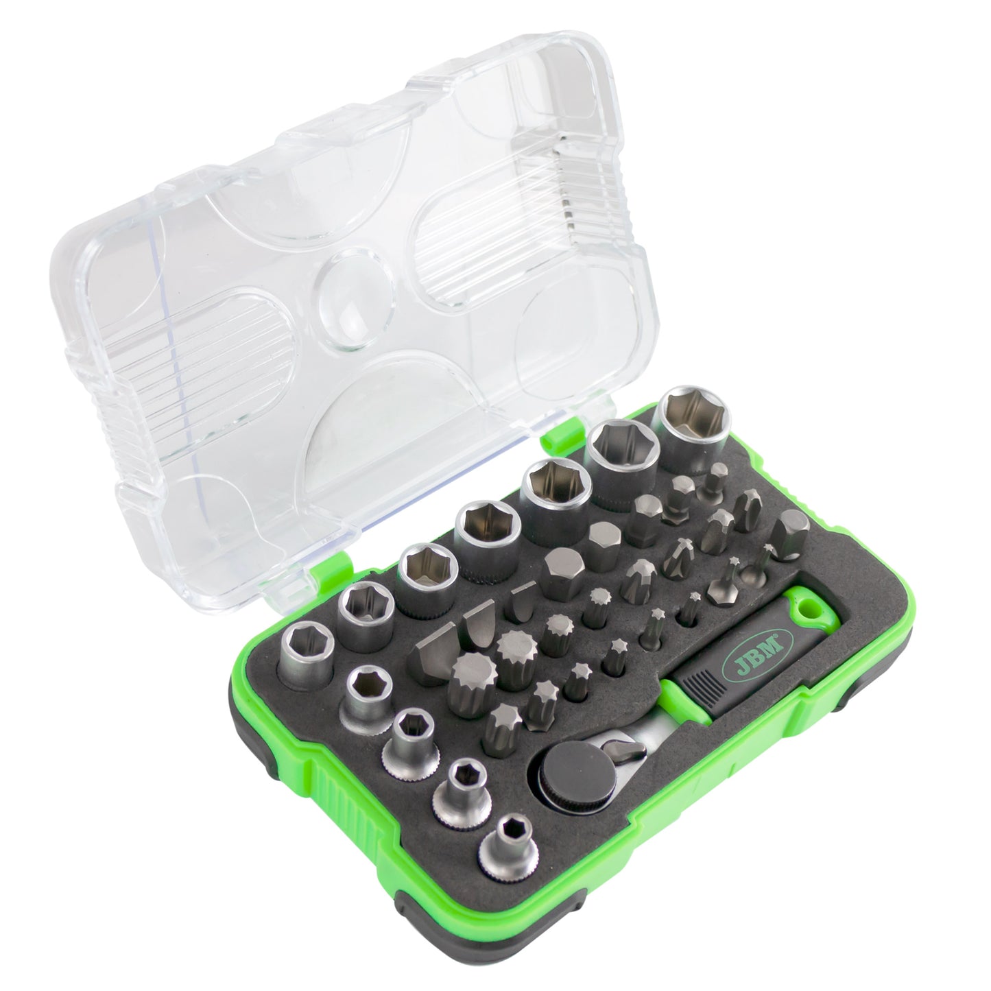 37 PIECES MINI RATHCET SET 1/4"