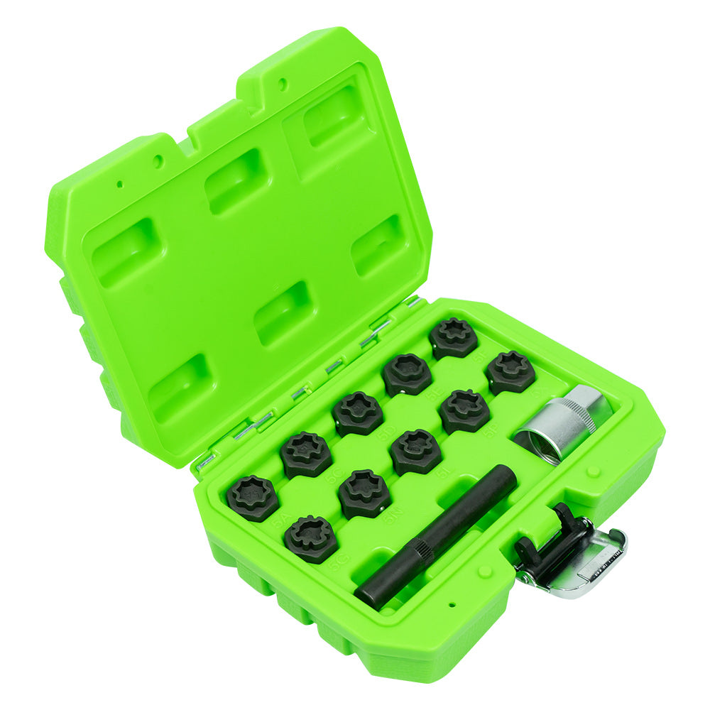 SET OF 12 WHEEL LOCK SCREW SOCKETS FOR MERCEDES