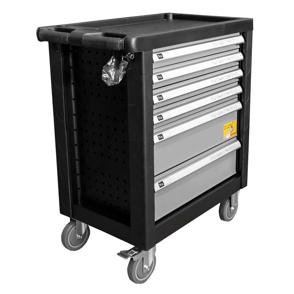 6 DRAWER CABINET WITH ASSORTED TOOLS
