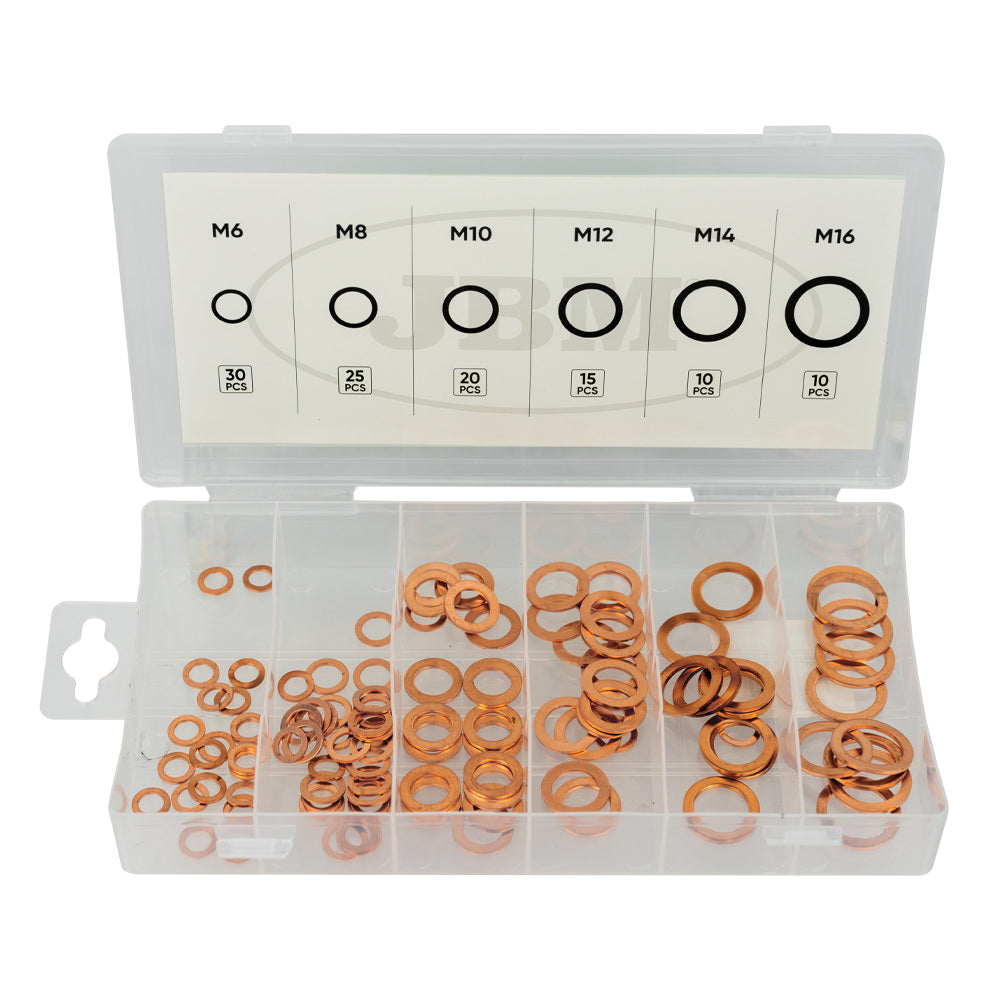 COPPER WASHER ASSORTMENT 110PCS