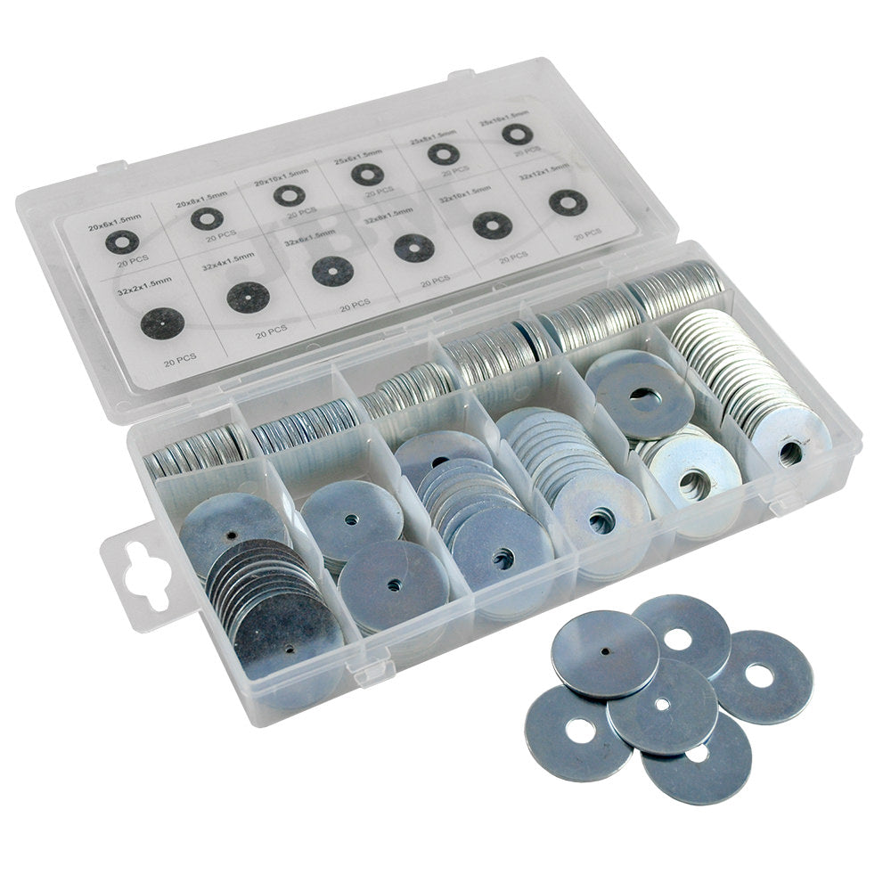 FLAT WASHER ASSORTMENT 240PCS