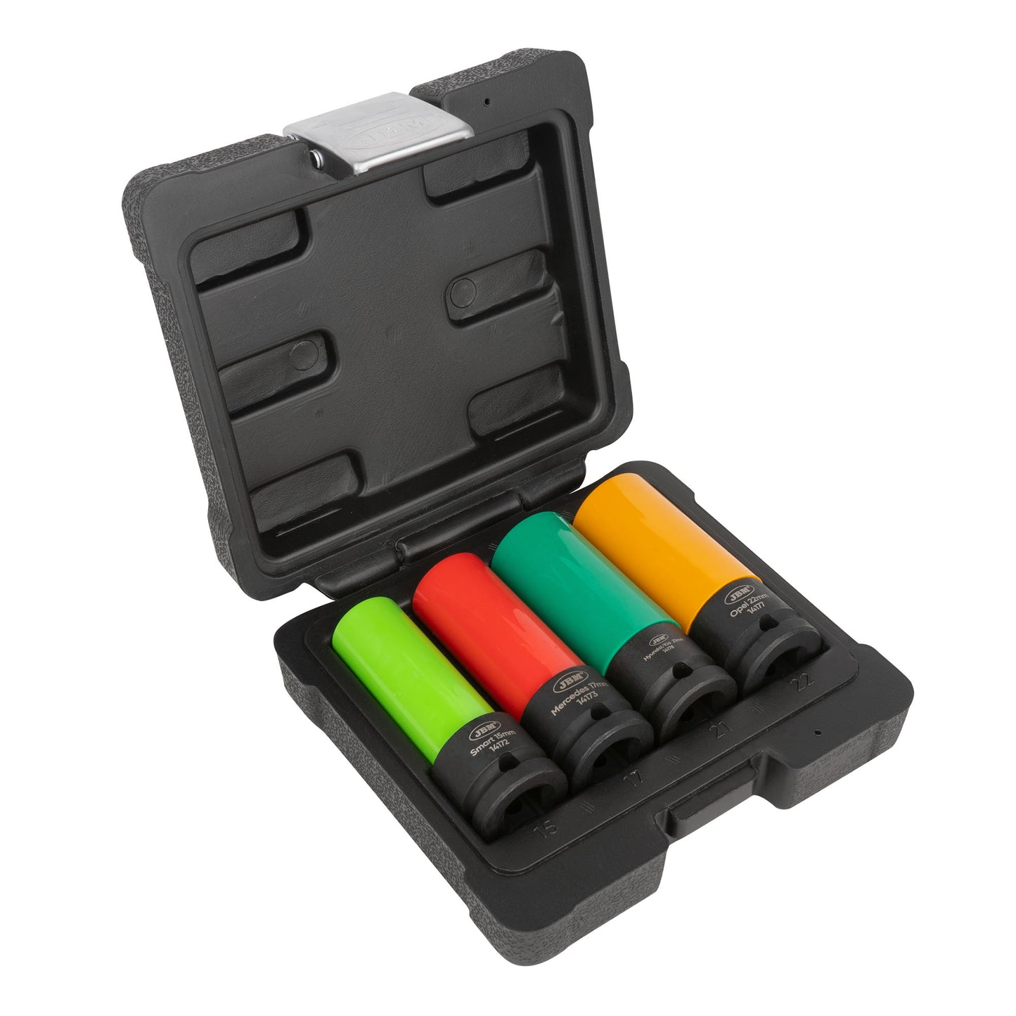 4 PIECES 1/2" DRIVE ALLOY WHEEL IMPACT SOCKET SET