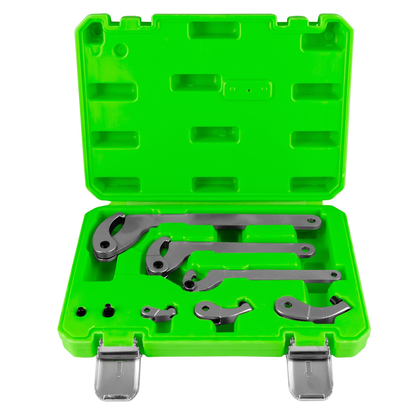 ADJUSTABLE C-SPANNER SET IN CASE