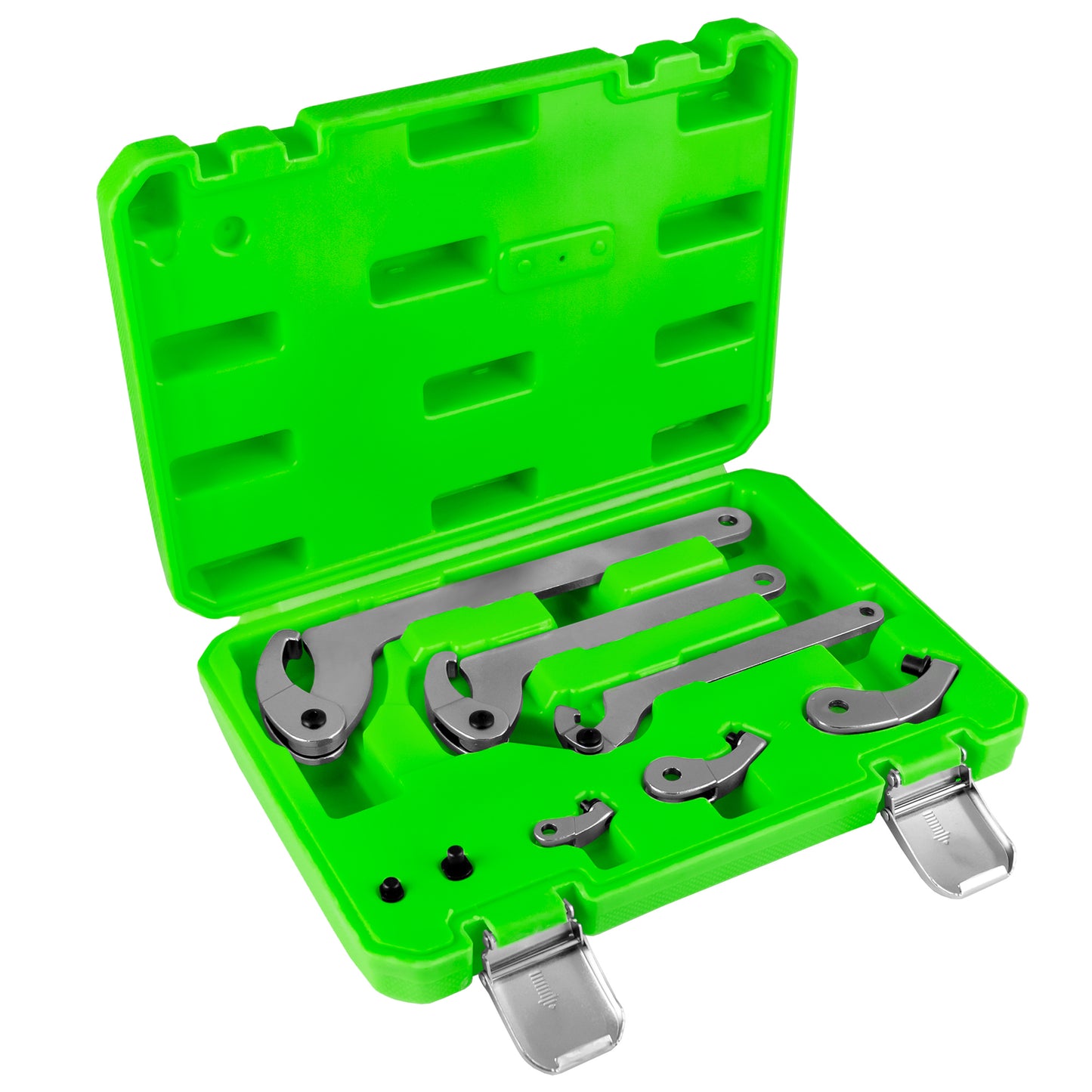 ADJUSTABLE C-SPANNER SET IN CASE