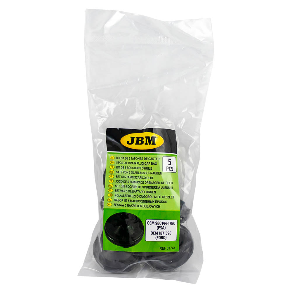 5 PCS OIL DRAIN PLUG CAP BAG (FORD/PSA)