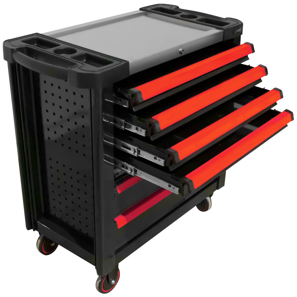 7 DRAWER TOOL TROLLEY XL - RED - EMPTY