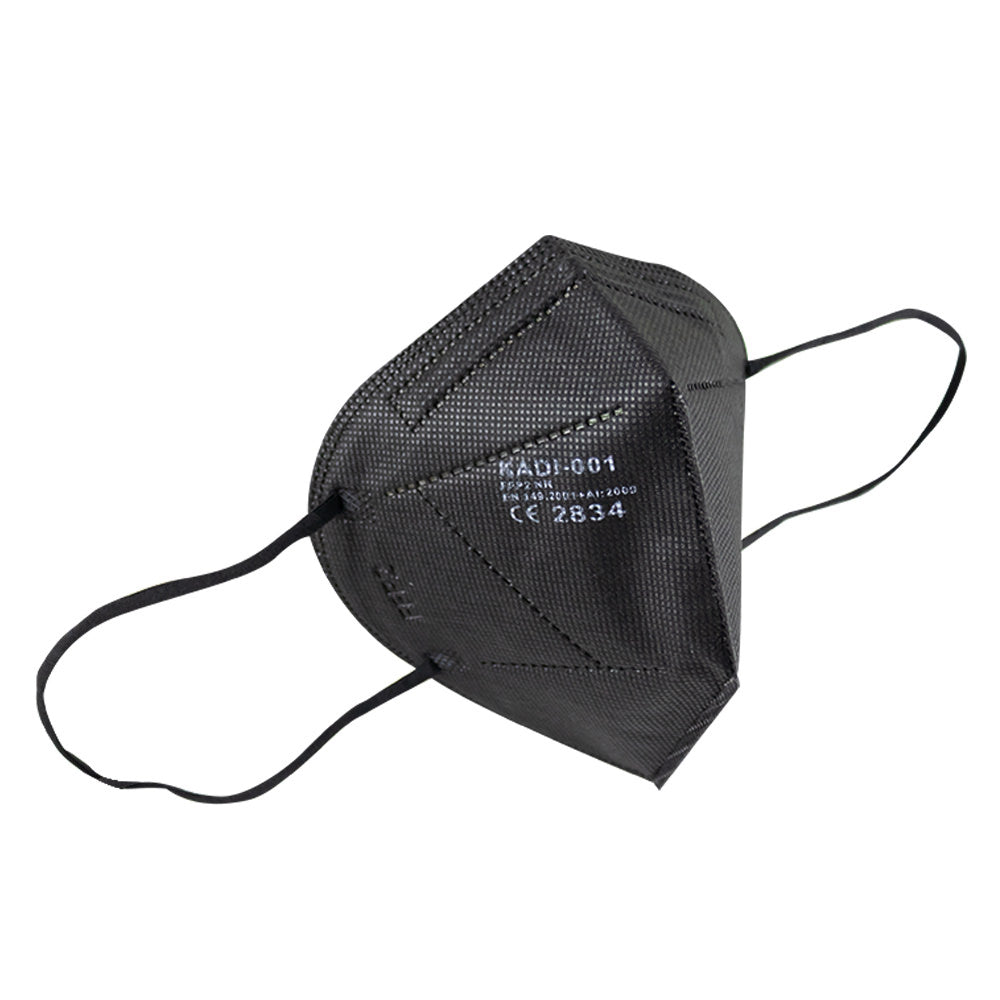 FILTERING PROTECTIVE FACE MASK FFP2 - BLACK