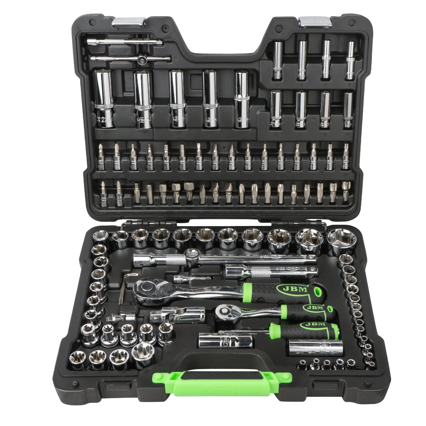 108 PIECES HEX SOCKET SET - CHROME FINISH