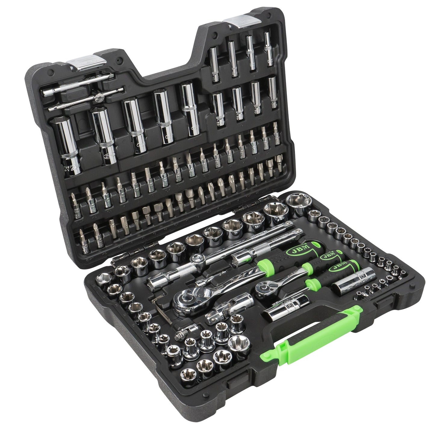108 PIECES HEX SOCKET SET - CHROME FINISH