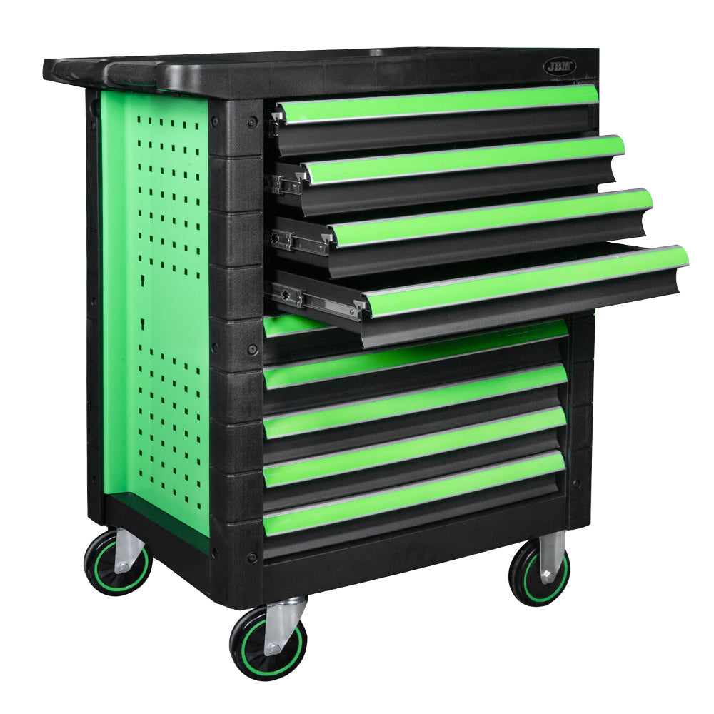 9 EQUAL DRAWERS EMPTY CABINET - GREEN - EMPTY
