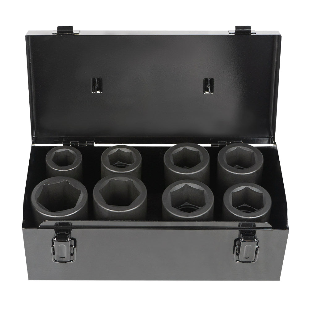 8 PIECE 1" LARGE IMPACT SOCKET SET