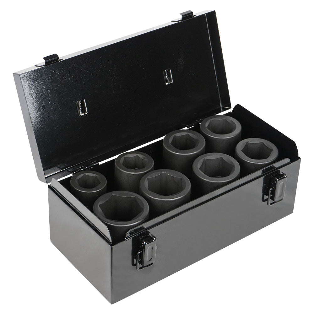 8 PIECE 1" LARGE IMPACT SOCKET SET