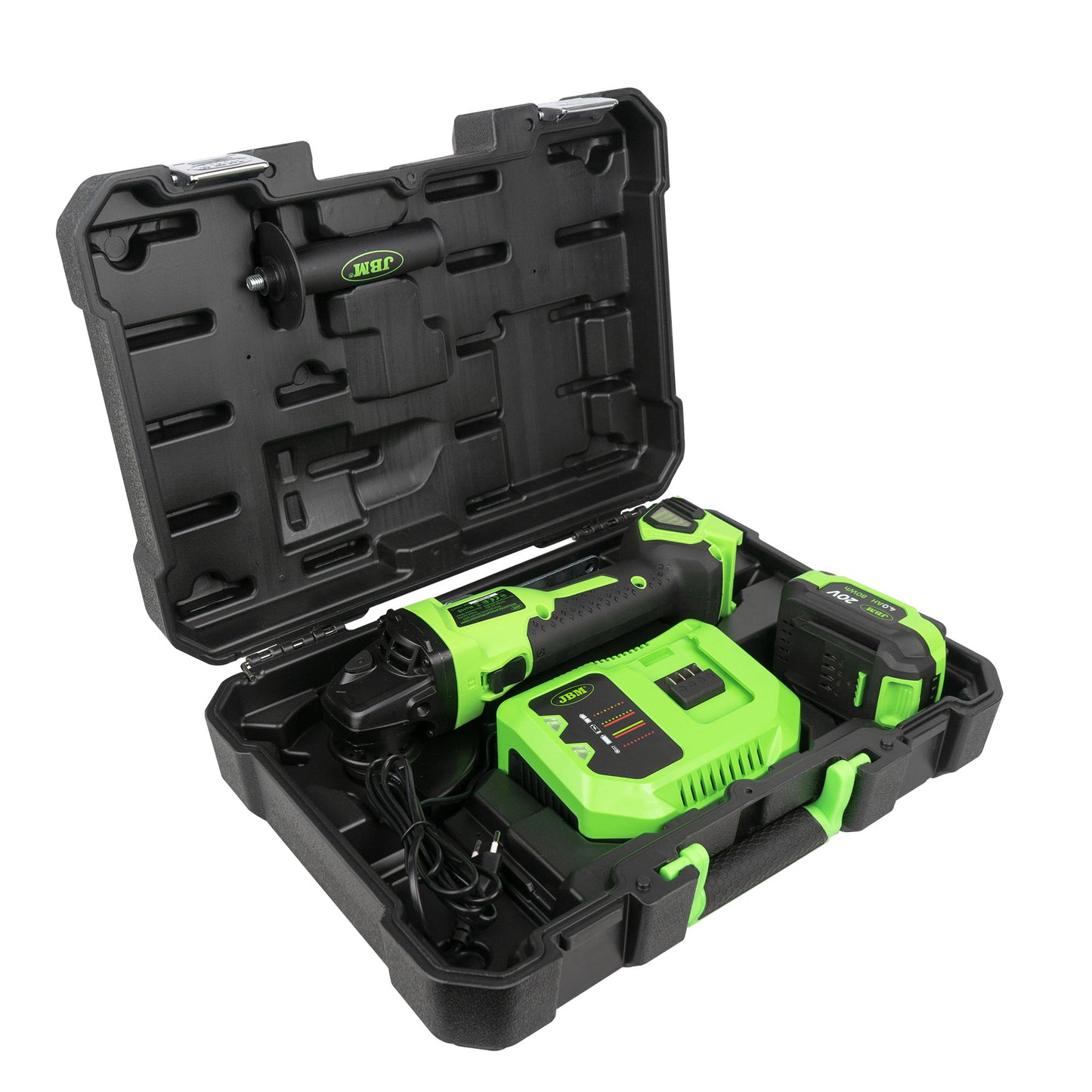 BRUSHLESS ANGLE GRINDER 125MM WITH STORAGE CASE
