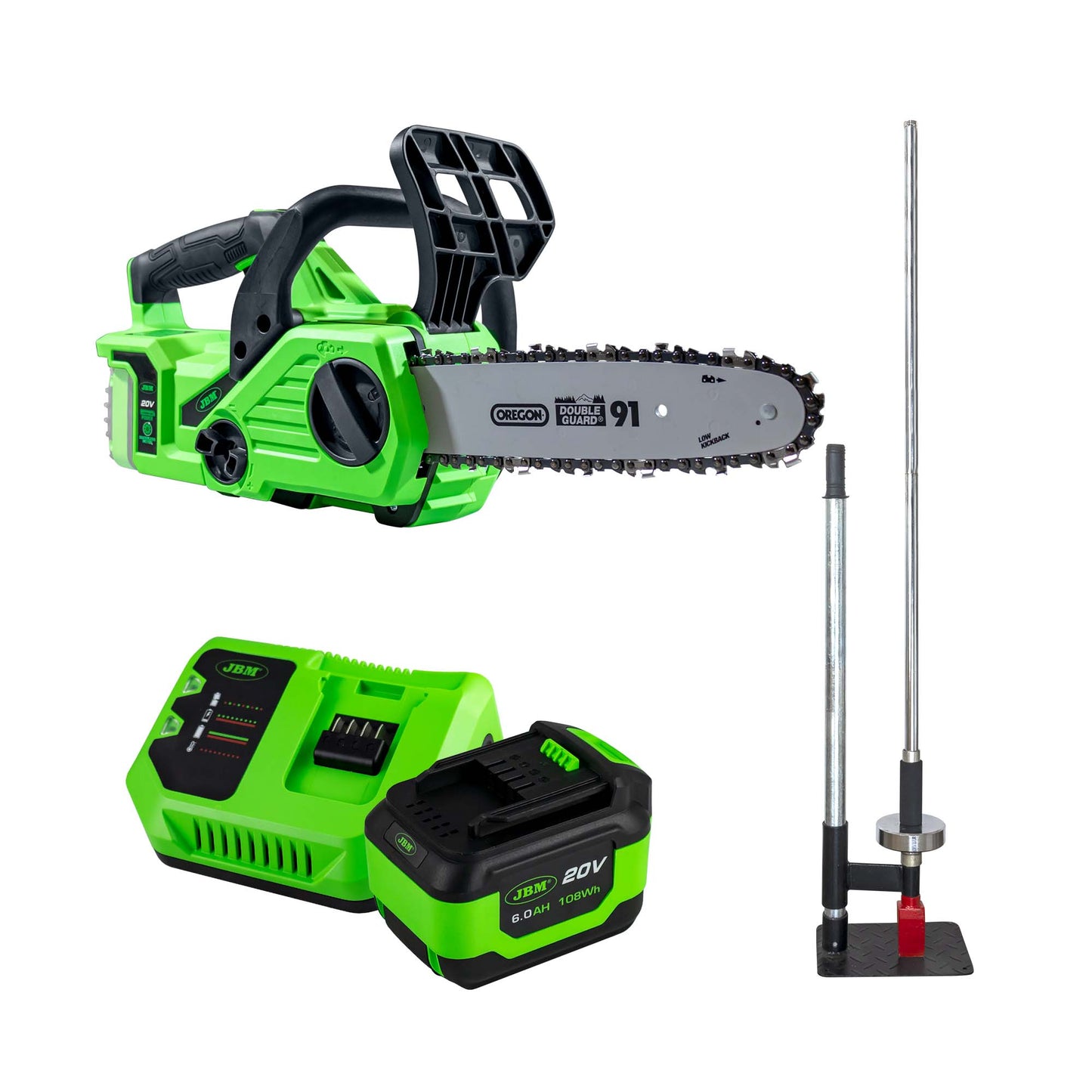 52492 MANUAL WOOD SPLITTER + 60029 BRUSHLESSTO BATTERY CHAINSAW + 60016 + 60015