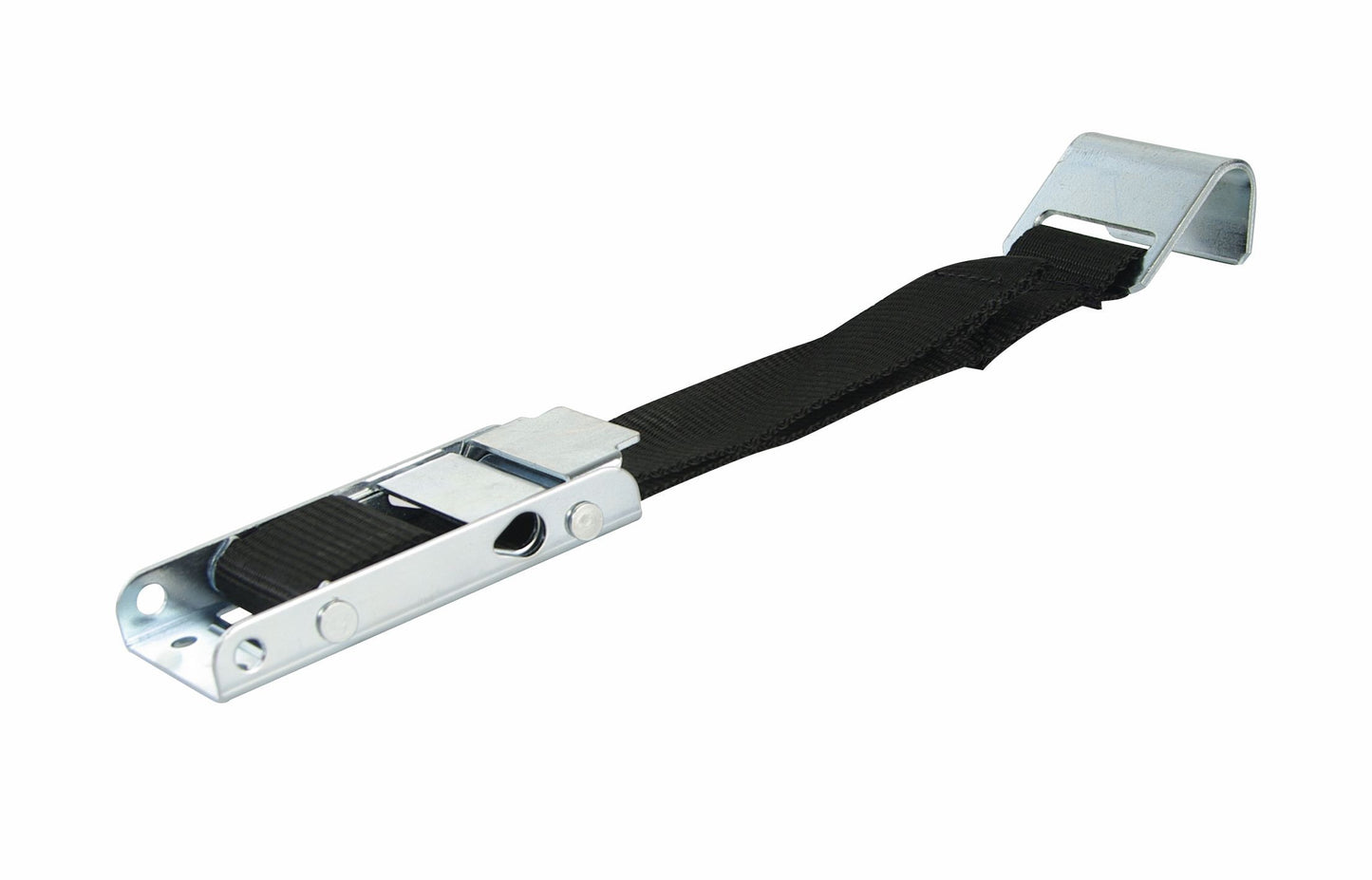 Buckle with spring lock + belt with flat hook