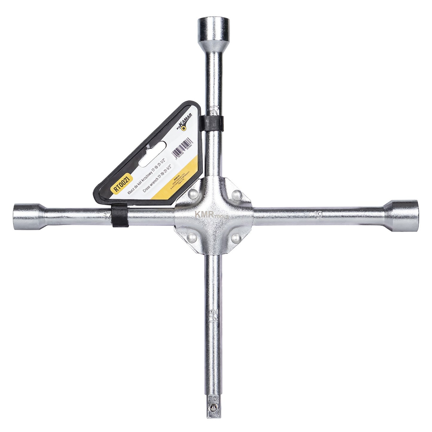 Cross wrench 17-19-21-1/2"