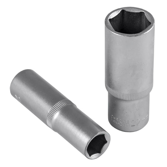 1/2" 75MM LONG HEX SOCKET, 17MM