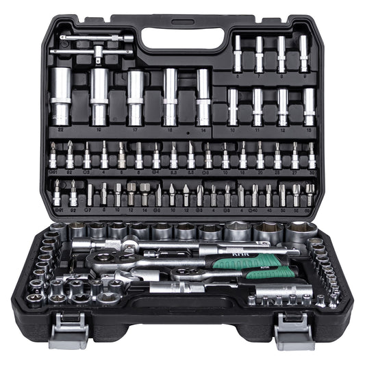 108pcs socket wrench set 1/2" 1/4"