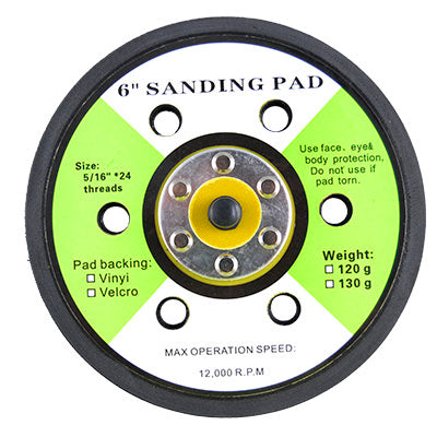 6 HOLES DISK FOR SANDERS