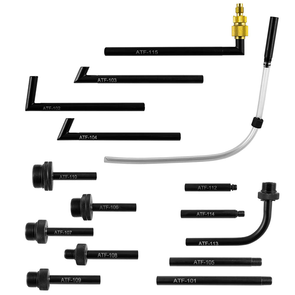 ADAPTORS SET FOR TRANSMISSION OIL FILLING SYSTEM (15 ACCESORIES)