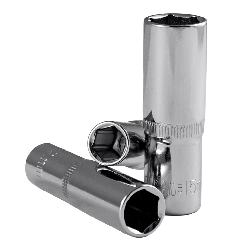 3/8" - 65MM LONG HEX SOCKET 11MM - CHROMED