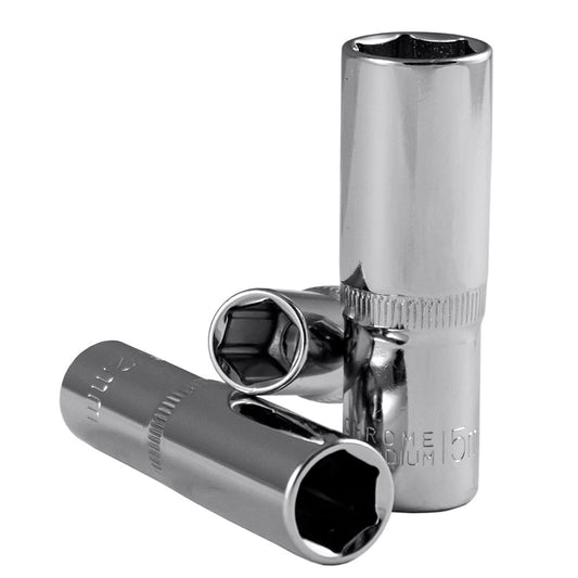 3/8" - 65MM LONG HEX SOCKET 11MM - CHROMED