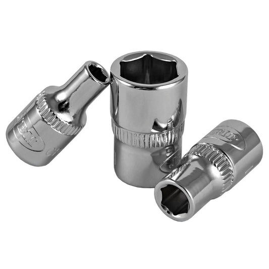 1/4" HEX SOCKET 13MM - CHROMED