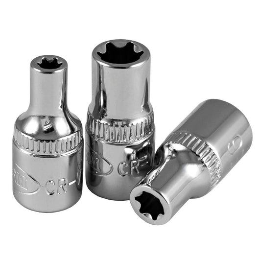 1/4" TORX SOCKET E7 - CHROMED