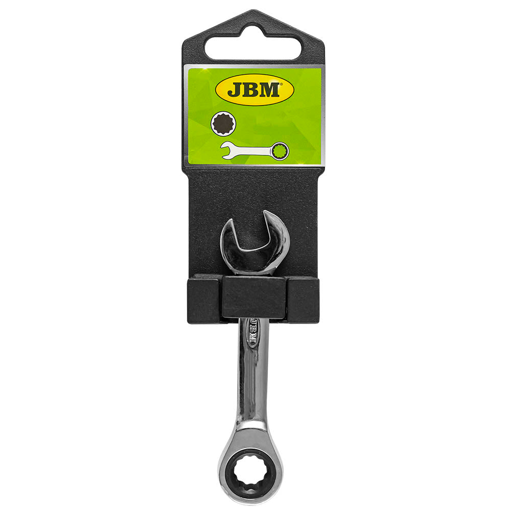 SHORT COMBINATION RATCHET WRENCH 19MM