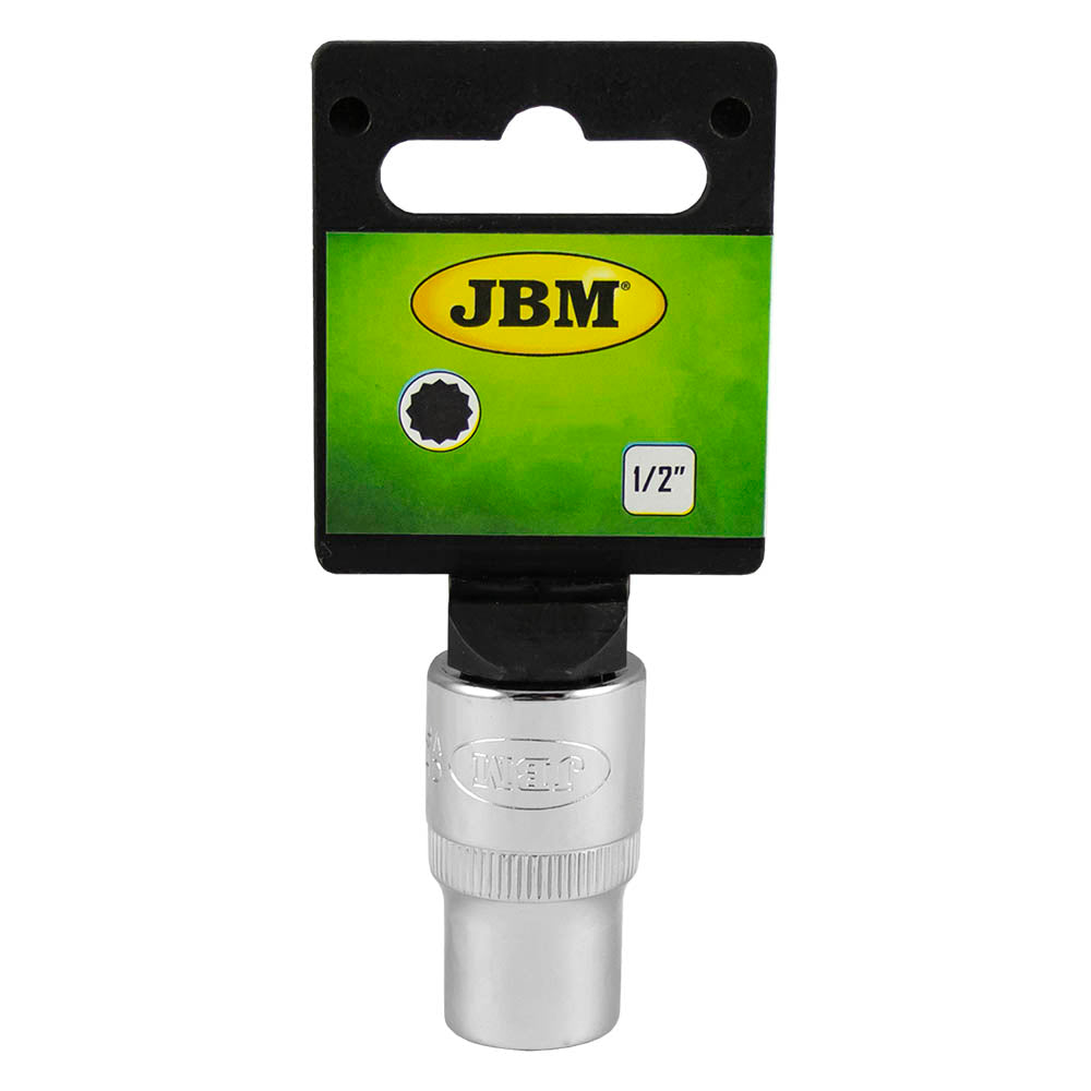 1/2" SHORT XZN SOCKET 13MM - CHROMED