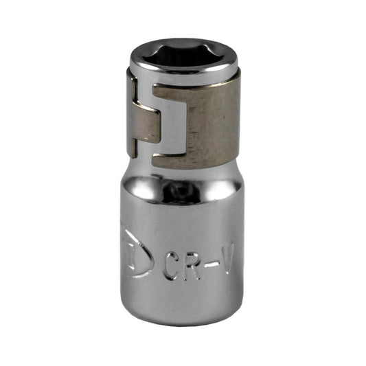 1/4" BIT ADAPTOR HEX. 6MM - CHROME FINISH