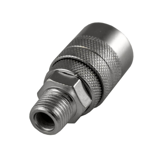 US FEMALE CONNECTOR - 1/4" MALE THREAD