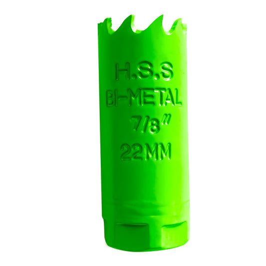 BI-METAL HOLE SAW 22MM