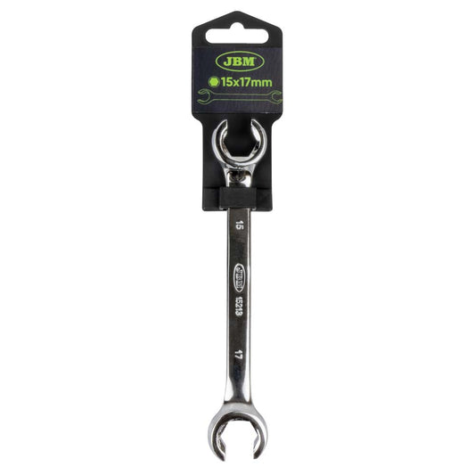 FLARE NUT WRENCH 15X17MM - MIRROR FINISH