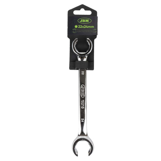 FLARE NUT WRENCH 22X24MM - MIRROR FINISH