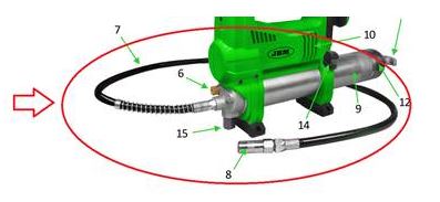 FLEXIBLE HOSE FOR REF.60038