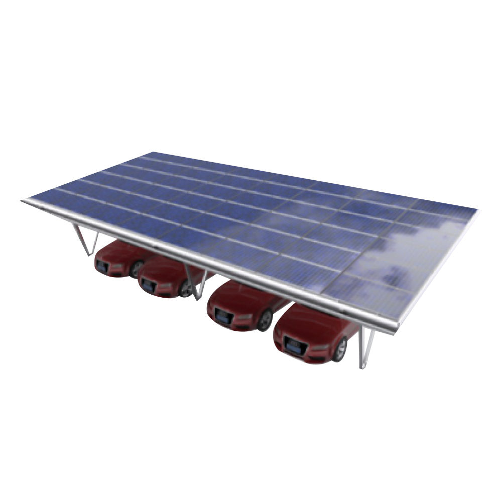 CARPORT ROOF FOR FOUR VEHICLES (18 SOLAR PANELS)